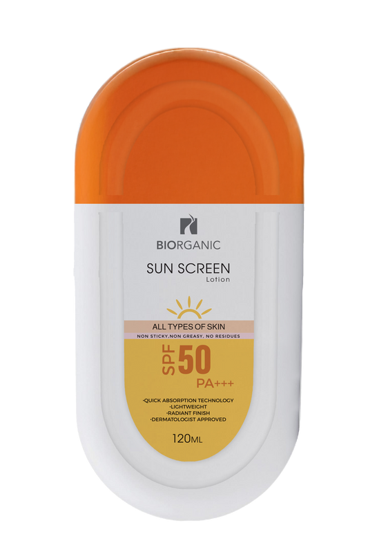 كريم واقي من الشمس بتركيبة عضوية لجميع أنواع البشرة – معامل حماية +SPF 50