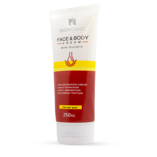 Biorganic Face & Body Cream With Glycerin