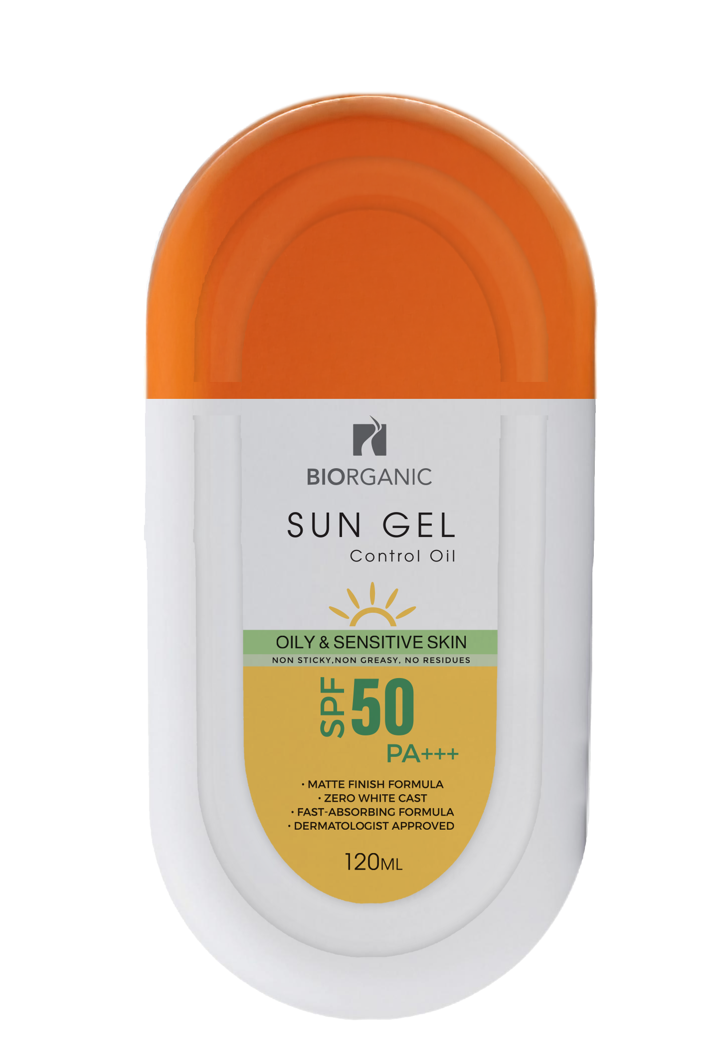 Biorganic Sun Screen Oily Skin  Gel SPF50