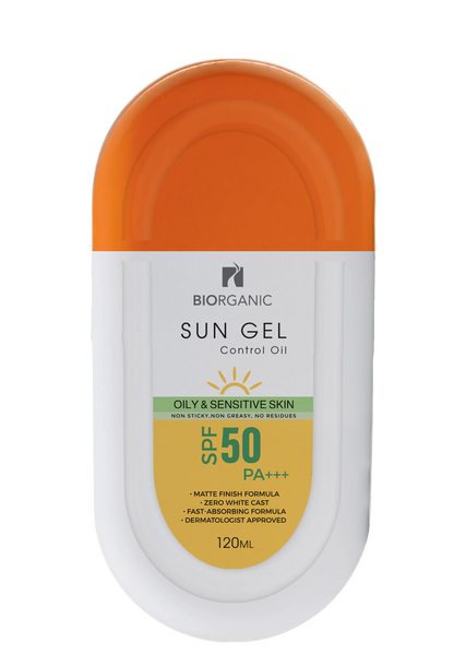 Biorganic Sun Screen Oily Skin  Gel SPF50