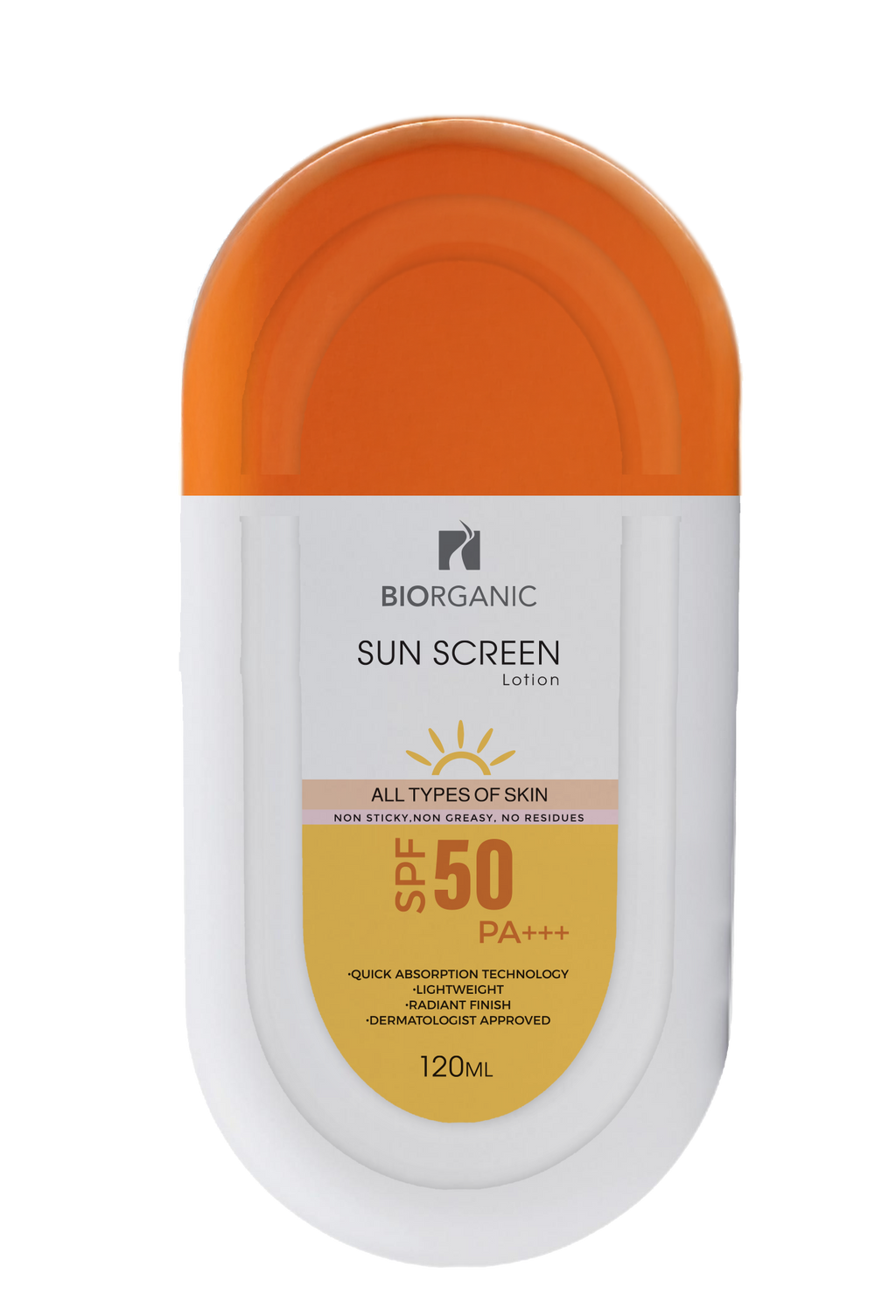 كريم واقي من الشمس بتركيبة عضوية لجميع أنواع البشرة – معامل حماية +SPF 50