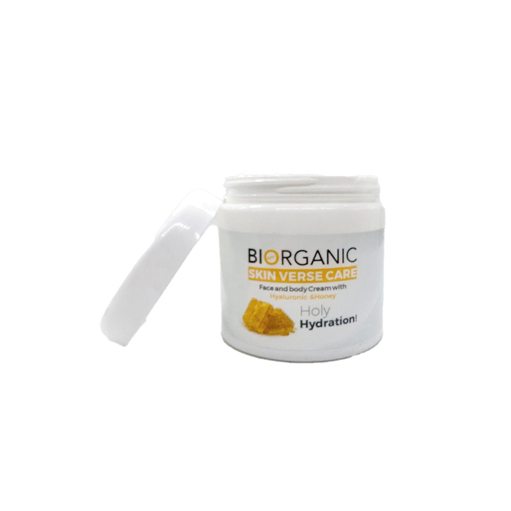 Biorganic Face & Body Cream With Hyaluronic & Honey