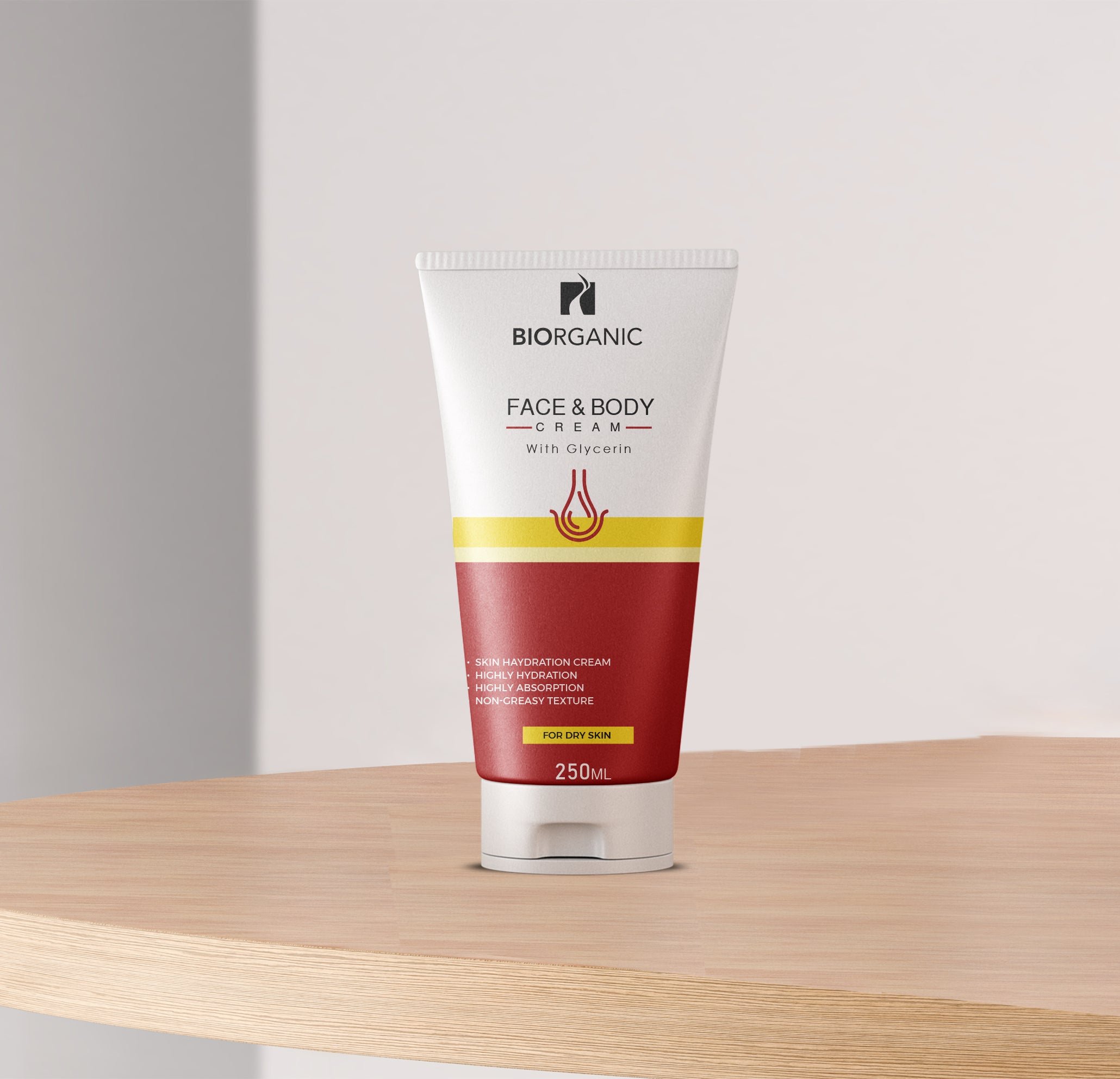 Biorganic Face & Body Cream With Glycerin