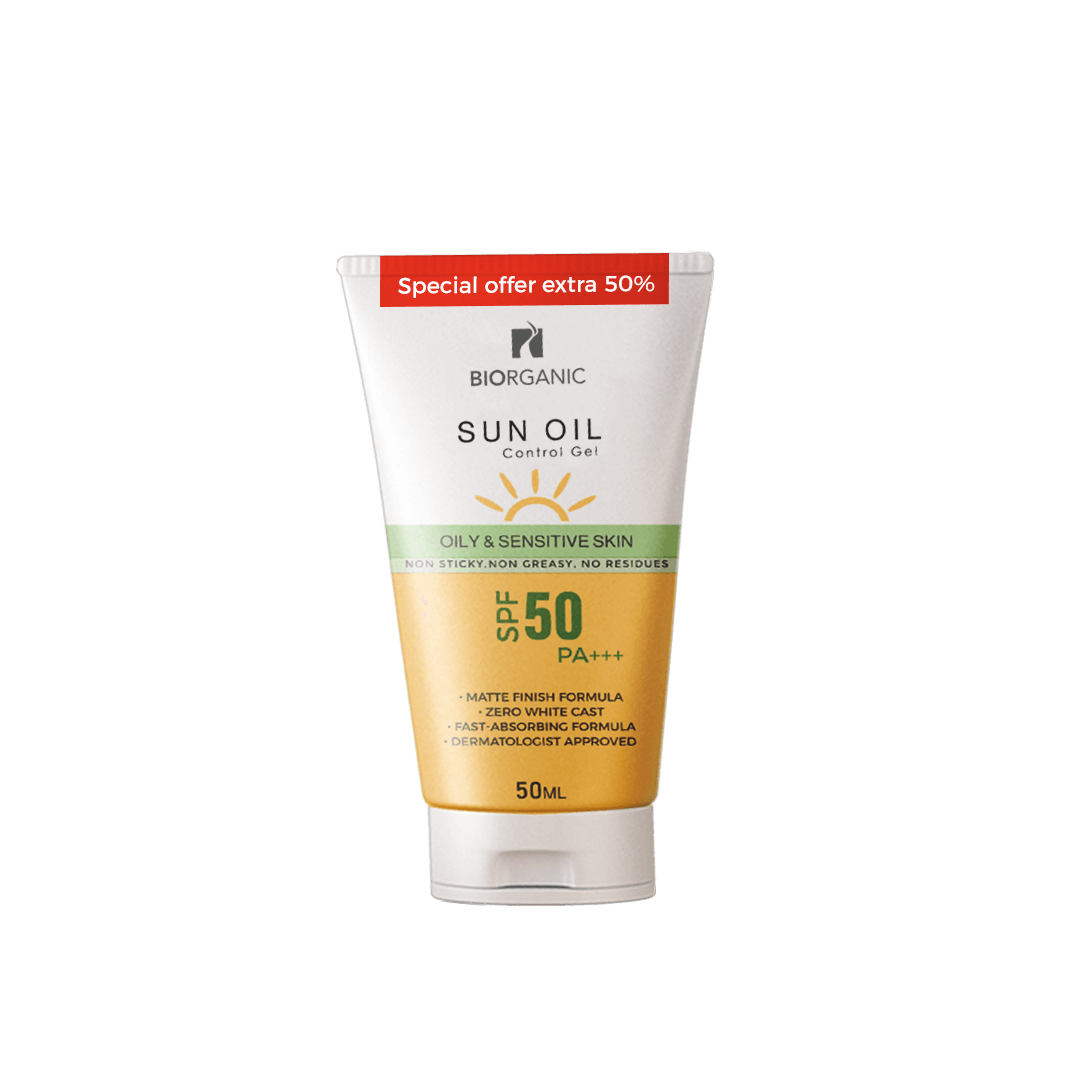 Biorganic Sun Screen Oily Skin  Gel SPF50