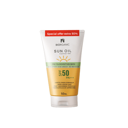 Biorganic Sun Screen Oily Skin  Gel SPF50